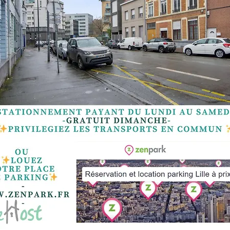 Daisy-stations,grd Palais,zenith&center Apartment Lille